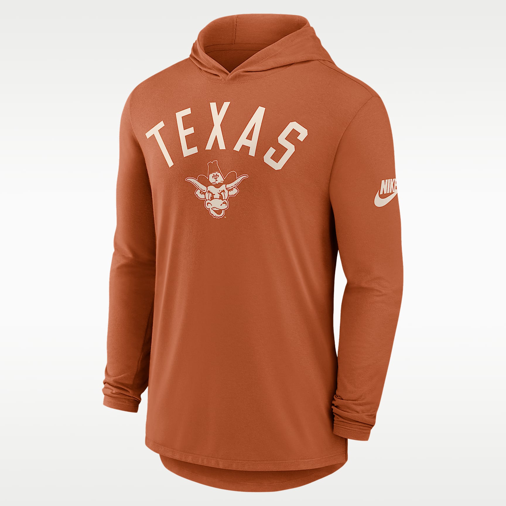 Texas Legacy Arch Men's Nike Dri-FIT College Long-Sleeve Hooded T